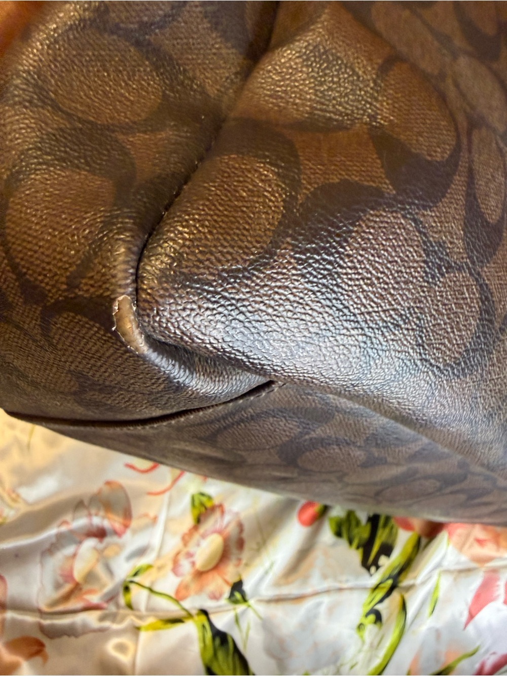 Coach Signature Diaper Bag- Brown - Picture 5 of 16